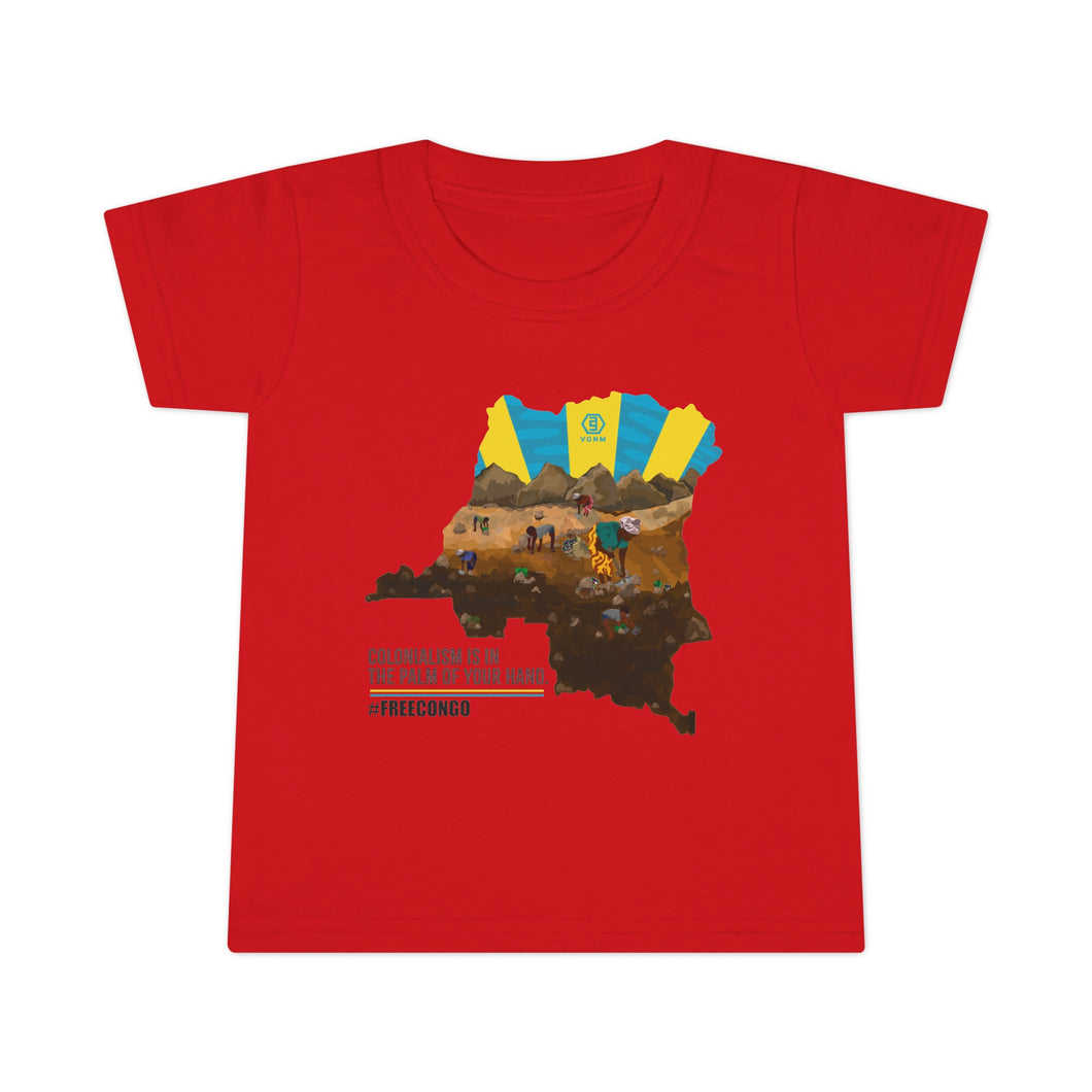 Free Congo Toddler T-shirt - VIGINTI NOVEM